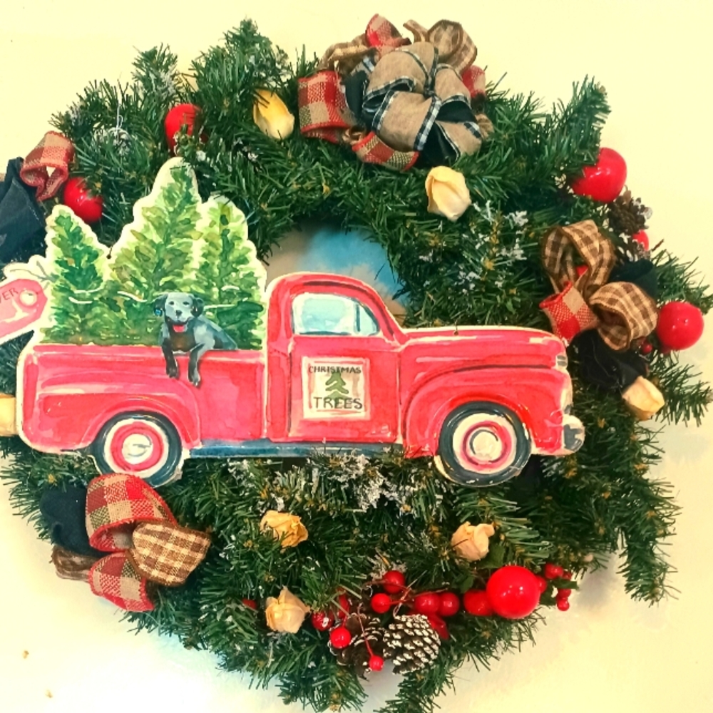 Decorative Christmas wreath